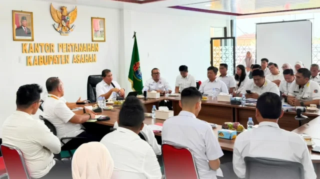 Inspecting Public Services in Asahan, Regional Head of BPN North Sumatra Demands Uncompromised Professionalism and Integrity