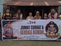 Polres Batu Bara Narcotics Unit Combines Charitable Outreach with Anti-Drug Campaign in ‘Jumat Berkah’ Program